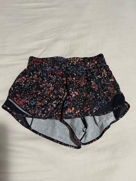 lululemon athletica Pants - Lululemon Women’s Black Multicolor Floral Athletic Shorts